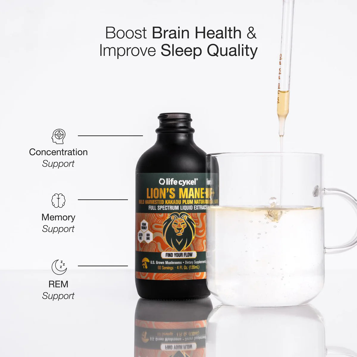 Lion's Mane Mushroom Extract - Buy 1, Get 1 FREE!