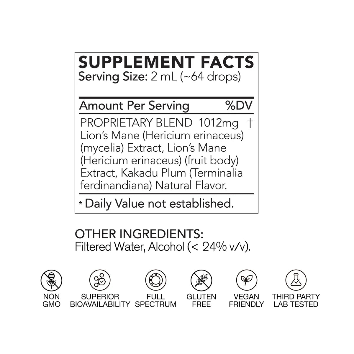 Lion's Mane Mushroom Extract - Buy 1, Get 1 FREE!